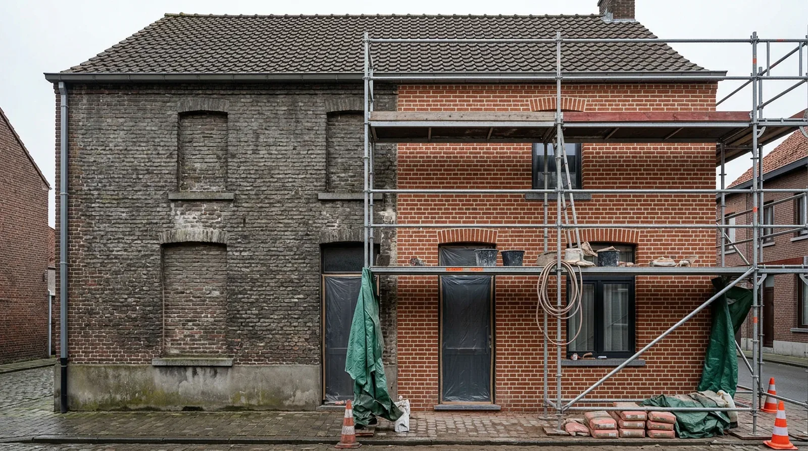 Traitement hydrofuge & coating par Dak Meester en Brabant flamand